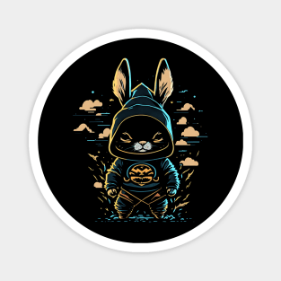 Cute Rabbit Ninja Magnet